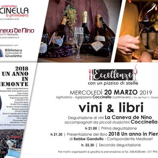 Libri e Vini, Beppe Gandolfo presenta &quot;Un anno in Piemonte&quot; a Givoletto