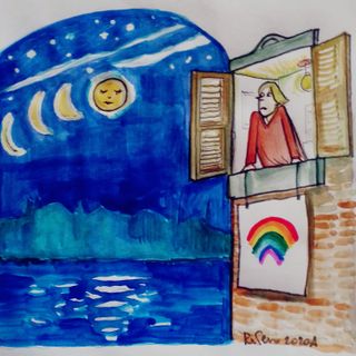 #FavoleaCasa di oggi propone “La bellezza della luna”, la favola psicologica sulla forza e la fragilità della bellezza, letta e commentata da Fata Zucchina