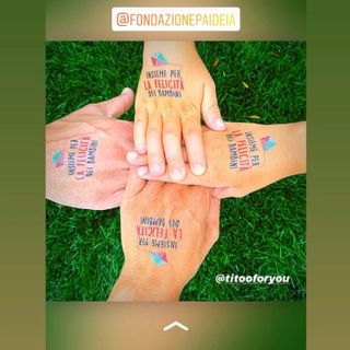 Un tattoo solidale per i bambini con disabilità: raccolta fondi della Fondazione Paideia