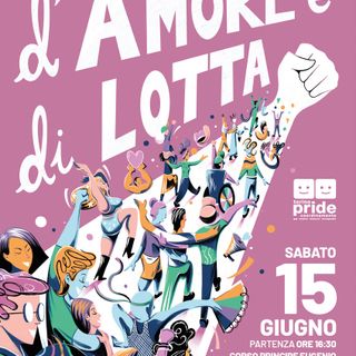 &quot;D'amore e di lotta&quot; il claim scelto per l'edizione 2024 del Torino Pride