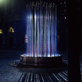 Rivoli, incontro con Marco Bagnoli per l'inaugurazione della fontana del Castello