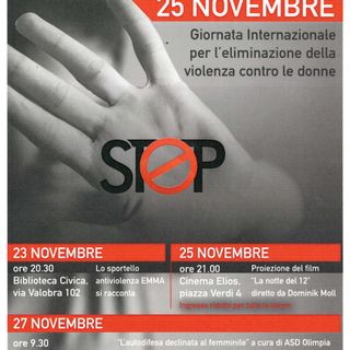 Carmagnola, tutte le Iniziative per la “Giornata Internazionale per l'eliminazione della violenza contro le donne&quot;