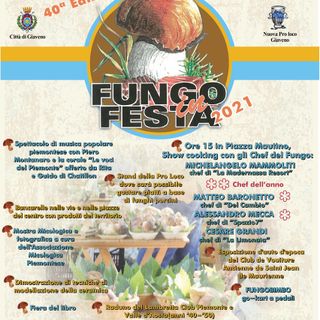 Giaveno, dal 3 al 10 ottobre appuntamento con &quot;Fungo in Festa&quot;