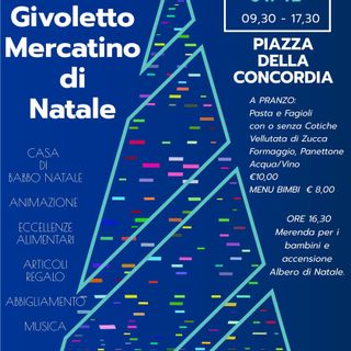 Domani a Givoletto primo appuntamento con il Mercatino di Natale