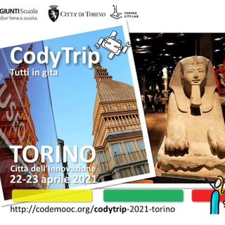 Giovedì e venerdì  appuntamento con ‘CodyTrip Torino - La Città dell’Innovazione’, una gita scolastica online in 15 tappe