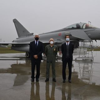 Leonardo: da Caselle il decollo del nuovo Eurofighter per le forze dell'Aeronautica militare