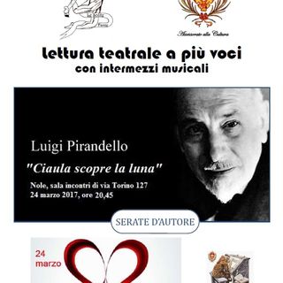Serata d’autore a Nole: la compagnia teatrale “Le solite facce” legge Pirandello