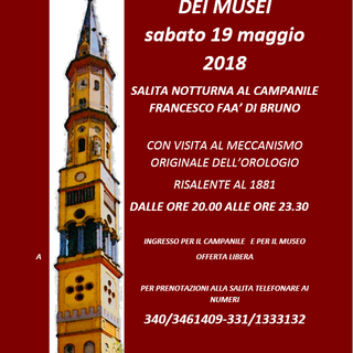 Salita in notturna al campanile più alto di Torino