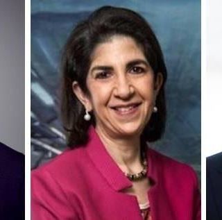 Daniel Ek, Fabiola Gianotti e John Elkann