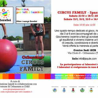 Orbassano, torna Circus Family: appuntamento da domani, sabato 21 ottobre