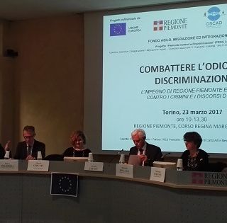 Oscad e Regione Piemonte insieme contro i crimini d'odio