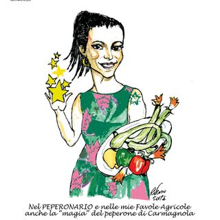 Fiera del Peperone di Carmagnola: presente anche il famoso cartoonist Tiziano Riverso