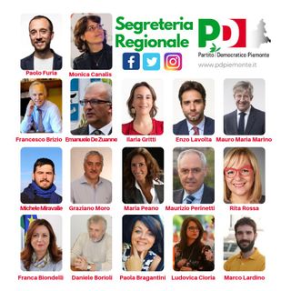 Segreteria regionale del Pd, definite le deleghe