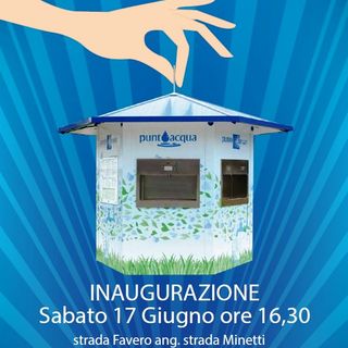 Frazione Grange di Nole inaugura il punto acqua SMAT