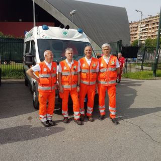 Disinnesco bomba, la Croce Verde impegnata nell'assistenza sanitaria