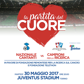 Partita del cuore 2017 a Torino, da oggi è possibile inviare l'sms solidale
