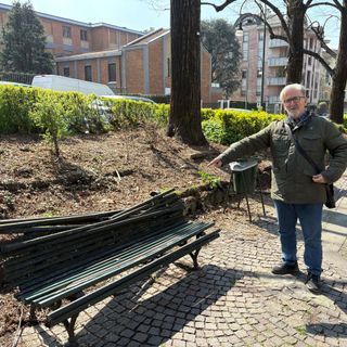 Il consigliere Moiso chiede un aiuto per i giardini Don Giussani