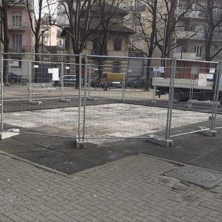 lavori in piazza Mattirolo