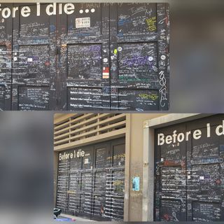 Chiudi gli occhi, esprimi un desiderio e... scrivilo su un muro. A Torino c'è il &quot;Black Dream Wall&quot;