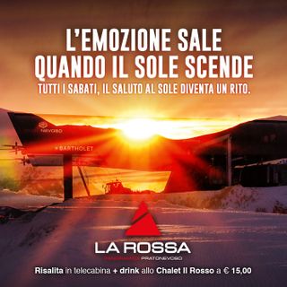 Prato Nevoso scommette sui suoi tramonti. Da sabato 8 febbraio arriva il saluto al sole