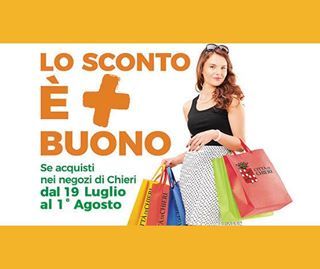 Commercio, a Chieri prorogata fino al 1° agosto la campagna &quot;Lo sconto è + buono&quot;