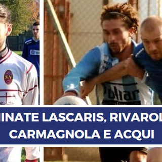Luca Rizzuto (Nolese, doppietta) e Monteleone dell'Atletico Torino