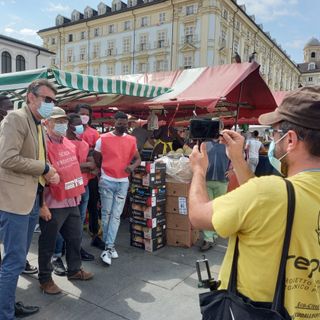 mercato di porta palazzo a Torino