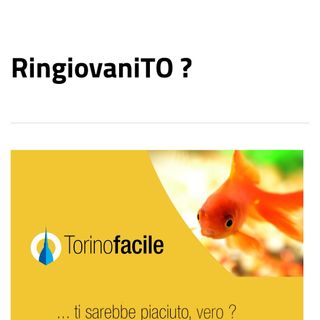 Il Comune di Torino lancia RingiovaniTO, per togliersi fino a 10 anni di età