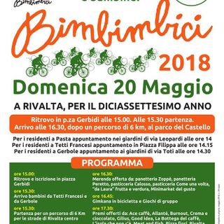 Rivalta: diciassettesima edizione della Bimbimbici
