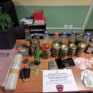 Torino, prepara la “conserva” di marijuana: arrestato