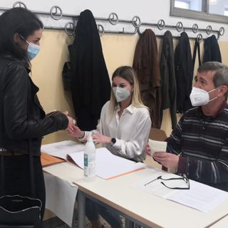 Valentina Sganga, oggi al momento del voto