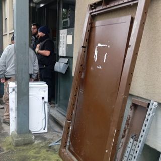 Sgombero in via Bologna