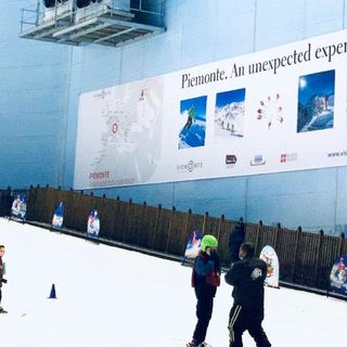 Le montagne del Piemonte allo Ski Dome di Dubai