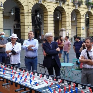 Stefano Lo Russo e Angelo D'Orsi agli Europei di calciobalilla
