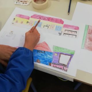 bambini a scuola - foto d'archivio