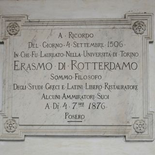 L'Università di Torino celebra Erasmo da Rotterdam