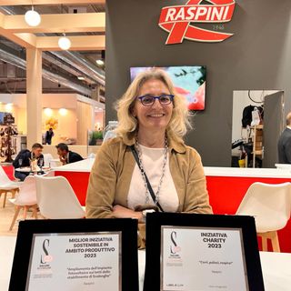 Raspini premiata a Cibus per sostenibilità e l'iniziativa Charity