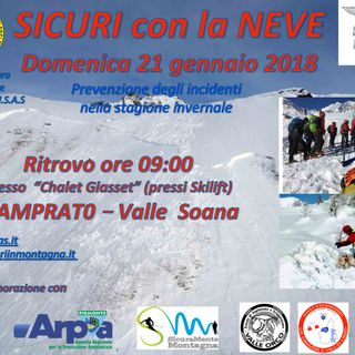 Sicuri con la neve: torna la giornata dedicata alla prevenzione degli incidenti invernali in montagna