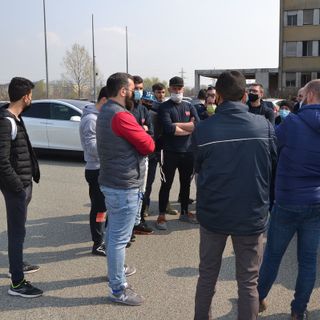 presidio dei lavoratori Af Logistics
