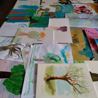 disegni di alberi