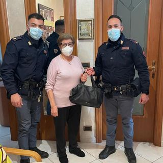 anziana dopo la rapina