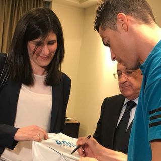 Juve-Real, la sindaca Appendino fa visita ai &quot;blancos&quot;