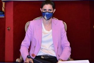 Chiara Appendino in Sala Rossa - foto di repertorio