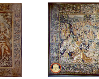 arazzi ritrovati dai carabinieri arazzi ritrovati dai carabinieri