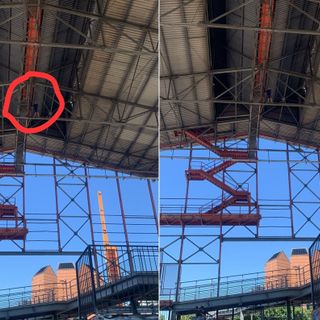 L'aspirante suicida di circa 50 anni soccorso questa mattina