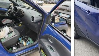 Vetri rotti e auto danneggiate: anche il centro di Moncalieri paga il conto