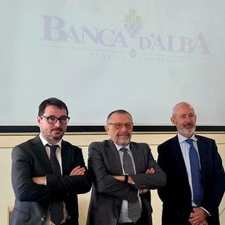 Nella foto da sinistra, il direttore generale Enzo Cazzullo, il presidente Tino Cornaglia e il presidente del Comitato Esecutivo Pierpaolo Stra