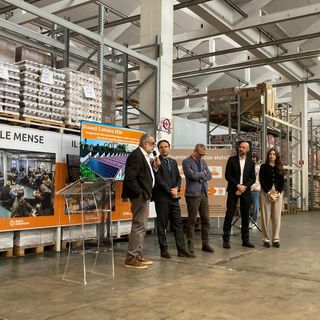 A Moncalieri inaugurato l'impianto fotovoltaico del Banco Alimentare