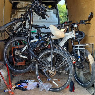 bici rubate in un fugone