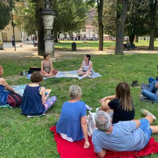 presentazione di libri al parco